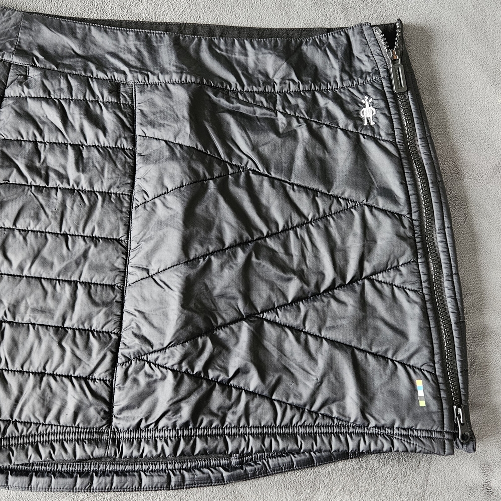 Smartwool Black Quilted Mini Skirt